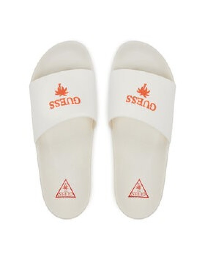 Guess Klapki F5GZ05 BB00F Biały