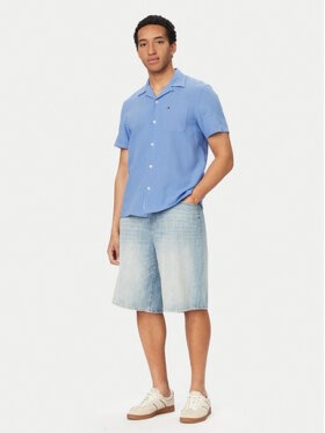 Tommy Jeans Koszula DM0DM23058 Niebieski Regular Fit