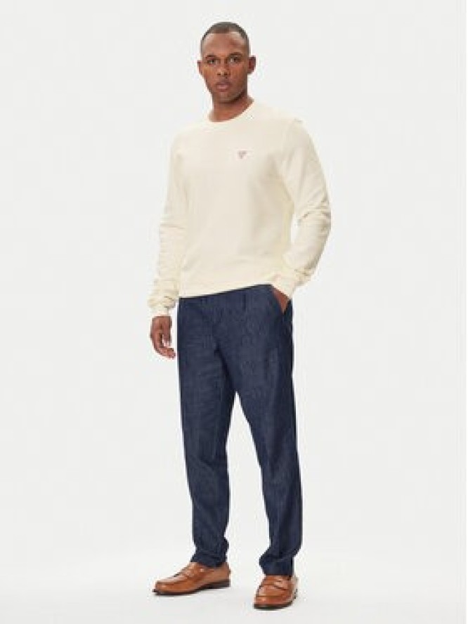 Guess Jeans Longsleeve M4BI77 KCII1 Écru Regular Fit