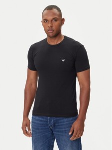 Emporio Armani Underwear T-Shirt EM000379 AF14133 UC001 Czarny Fitted Fit