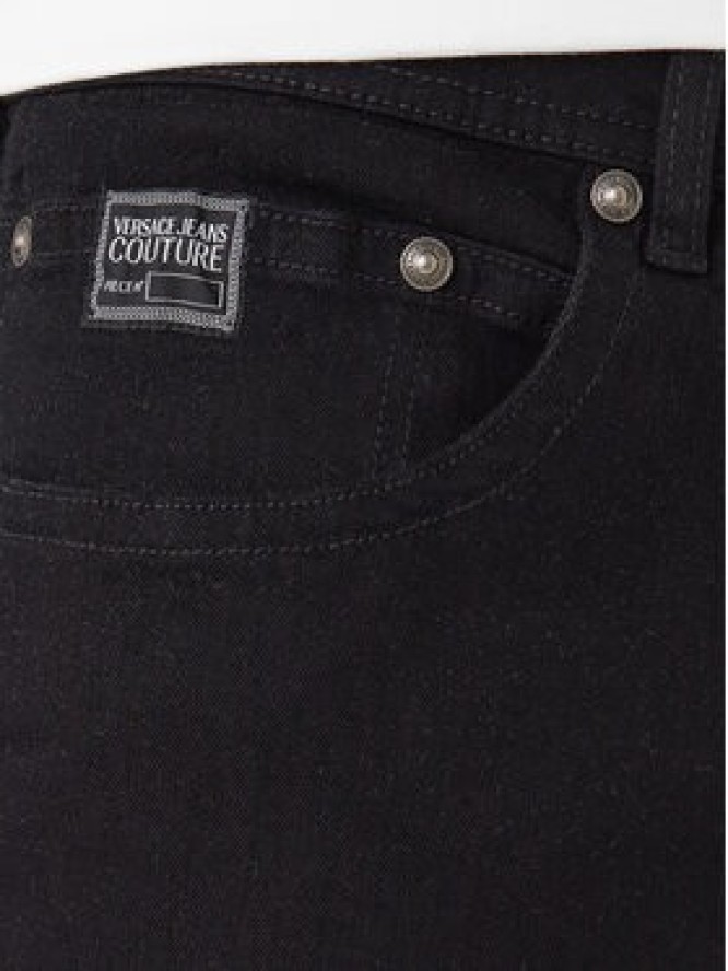 Versace Jeans Couture Jeansy 80GAB5RE CDW00 Czarny Straight Fit
