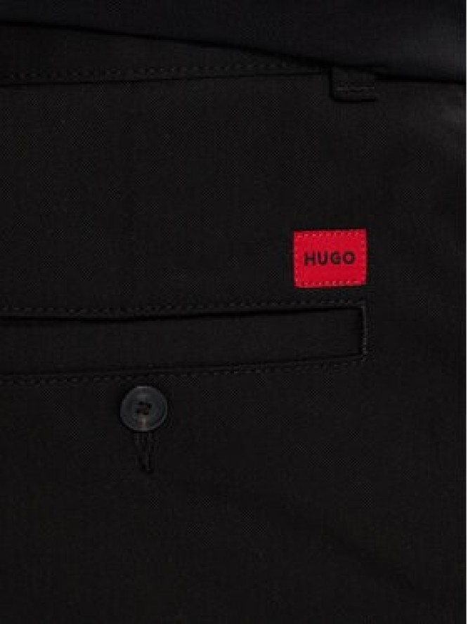 HUGO Szorty materiałowe Darik241 50505857 Czarny Regular Fit