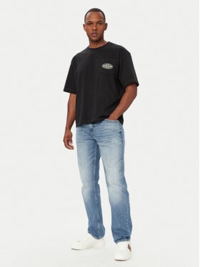 Guess T-Shirt M6YI16 K3947 Czarny Regular Fit