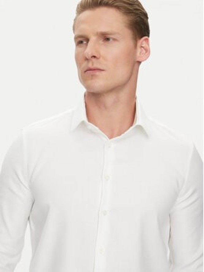 Calvin Klein Koszula K10K114316 Biały Slim Fit