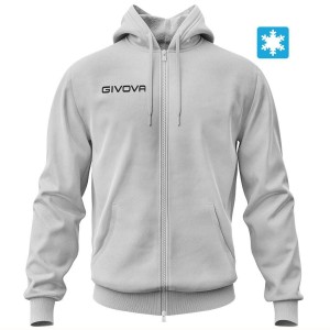 Bluza unisex Givova King Fullzip L jasnoszara
