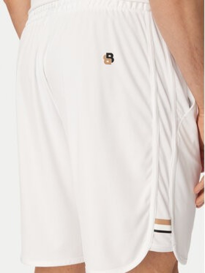 BOSS Szorty sportowe Toc Spin 50551953 Biały Regular Fit