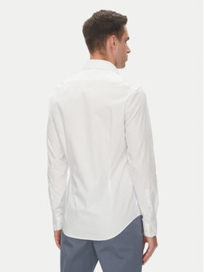 Calvin Klein Koszula LV019EU005 Biały Slim Fit