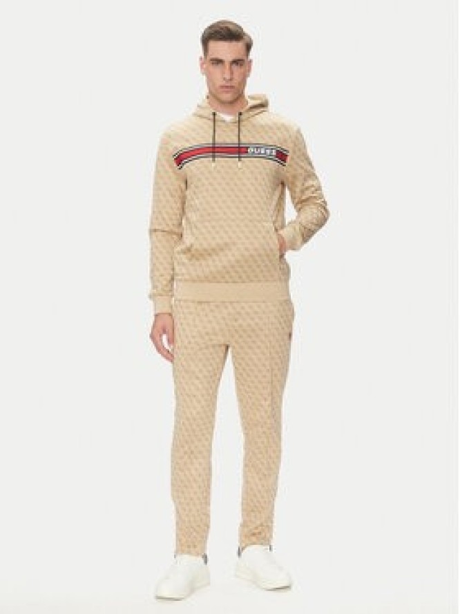 Guess Bluza New Korbin Z4BQ30 FL04Q Beżowy Regular Fit