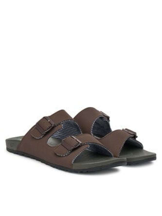 Skechers Klapki Pelem-Rolento 66042/CHOC Brązowy