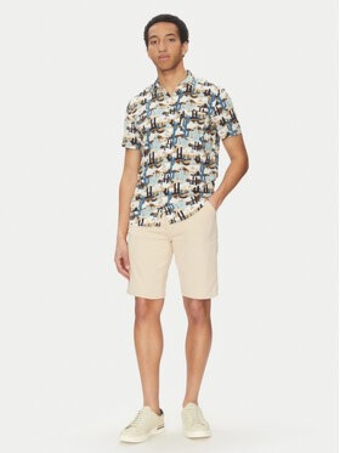 Blend Szorty jeansowe 20718139 Beżowy Regular Fit