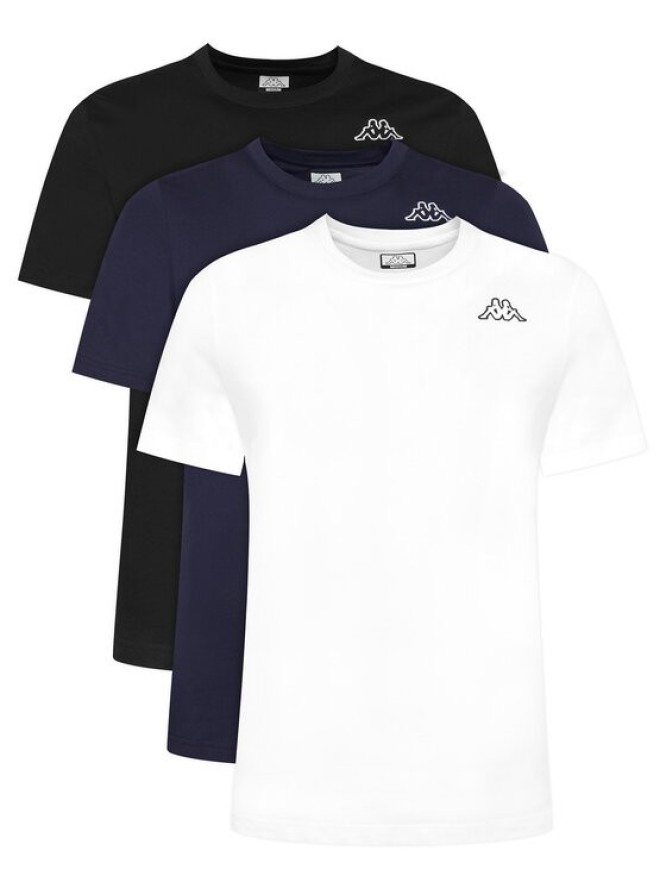 Kappa Komplet t-shirtów Logo Sylvo 322562W Kolorowy Regular Fit