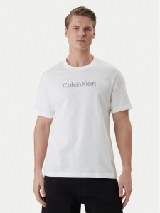 Calvin Klein T-Shirt LV04LF813G Biały Regular Fit