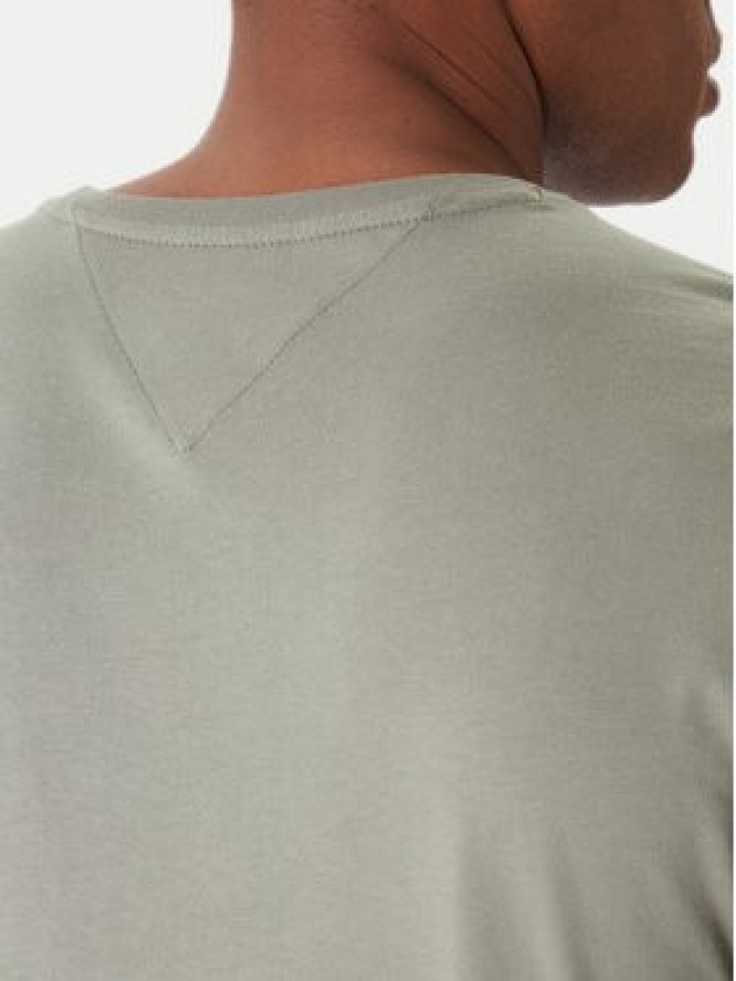 Tommy Jeans T-Shirt DM0DM04411 Zielony Slim Fit
