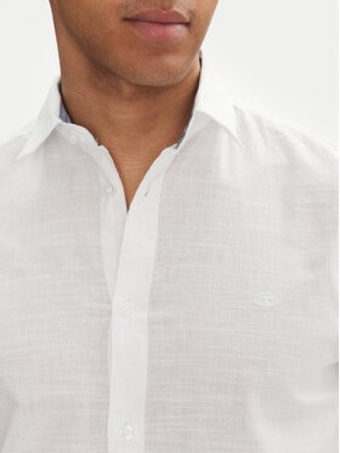 Tom Tailor Koszula 1045087 Biały Regular Fit