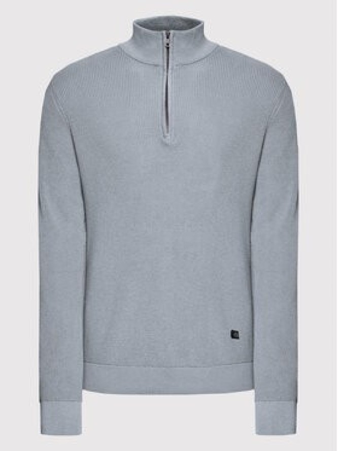 Blend Sweter 20714337 Szary Regular Fit