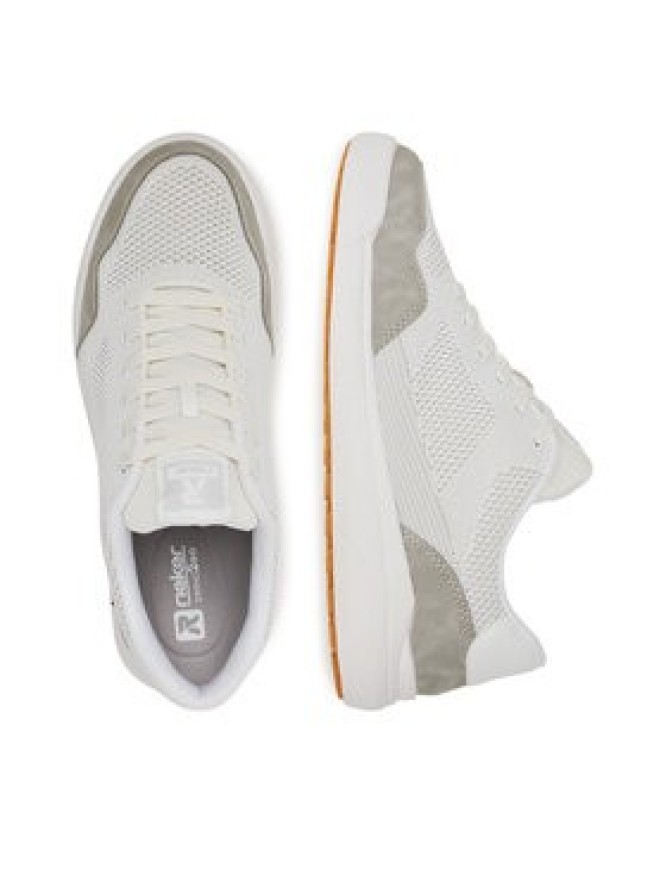 Rieker Revolution Lifestyle Sneakersy U1104-80 Biały