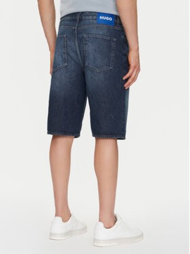 HUGO Szorty jeansowe Skate 50534641 Granatowy Straight Fit