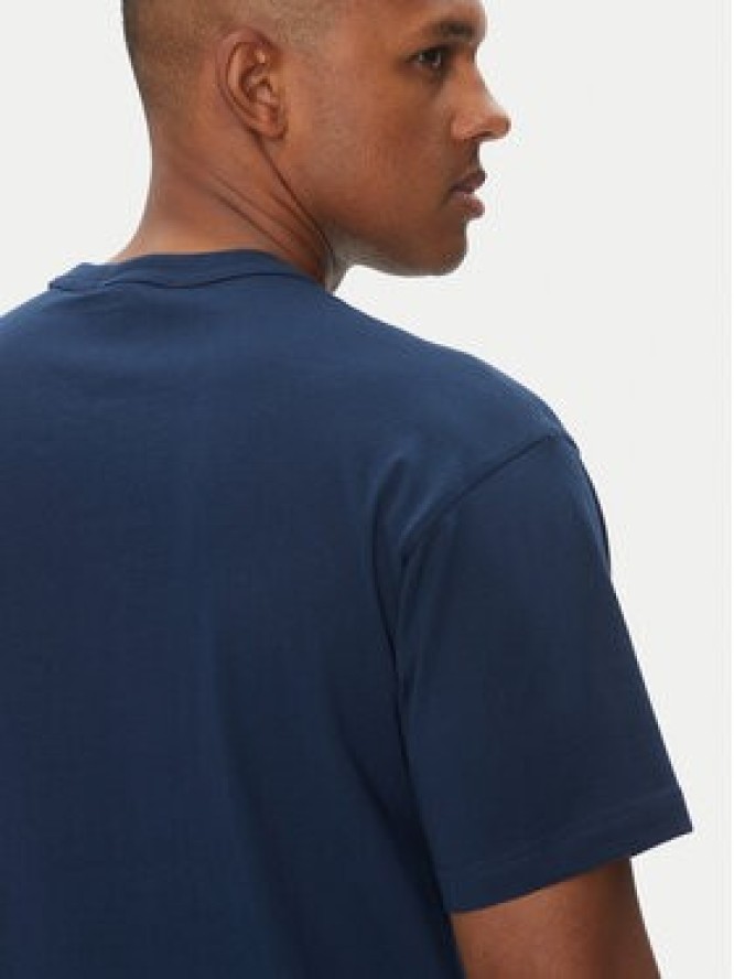 Versace Jeans Couture T-Shirt 78GAHT08 Granatowy Regular Fit