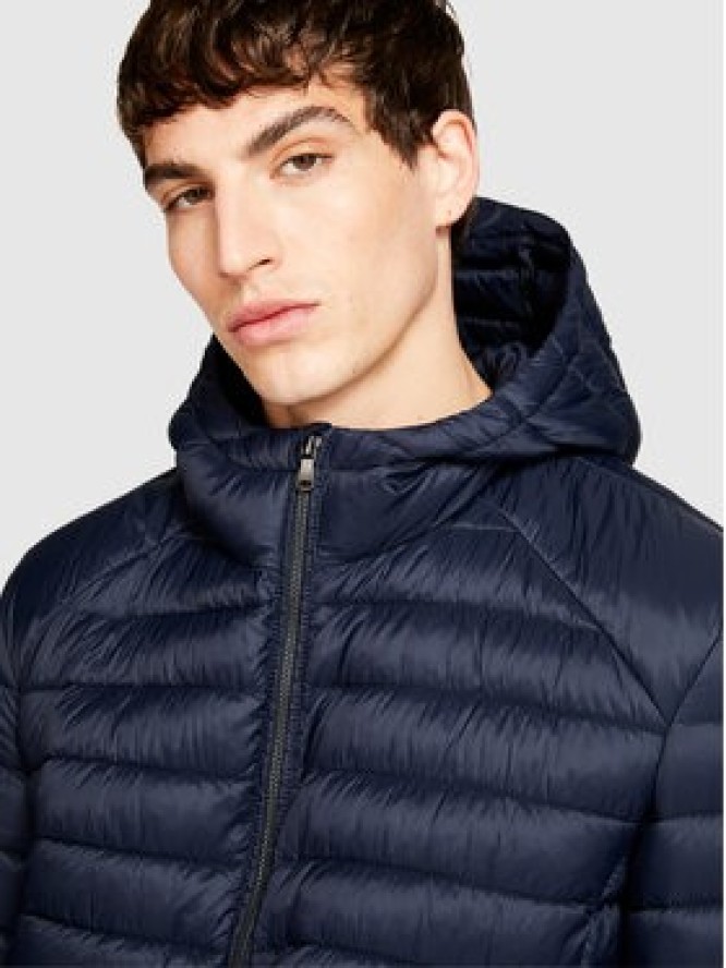 Sisley Kurtka przejściowa 2BA2SN02H Granatowy Slim Fit
