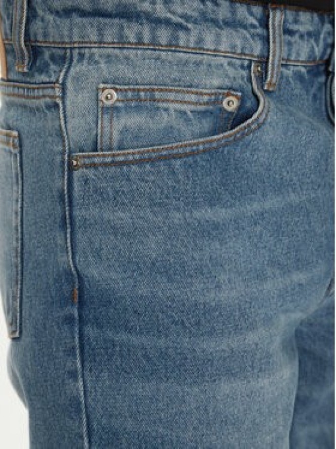 AMI Paris Jeansy HTR001.DE0046 Niebieski Classic Fit