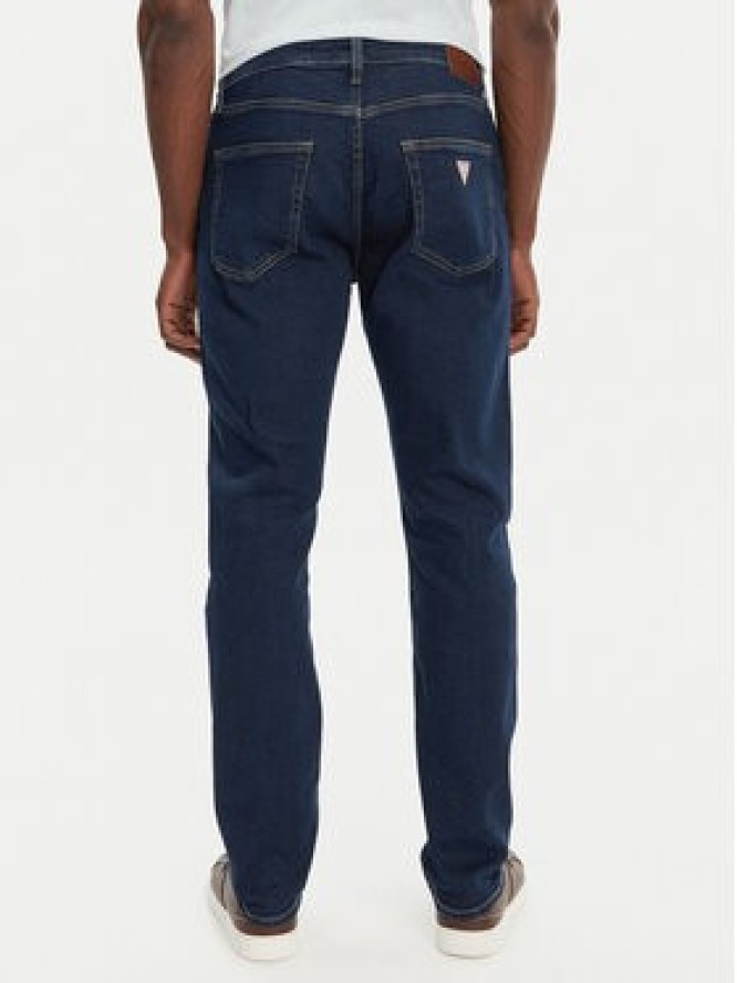 Guess Jeans Jeansy M4YA1C D5DM3 Granatowy Slim Fit