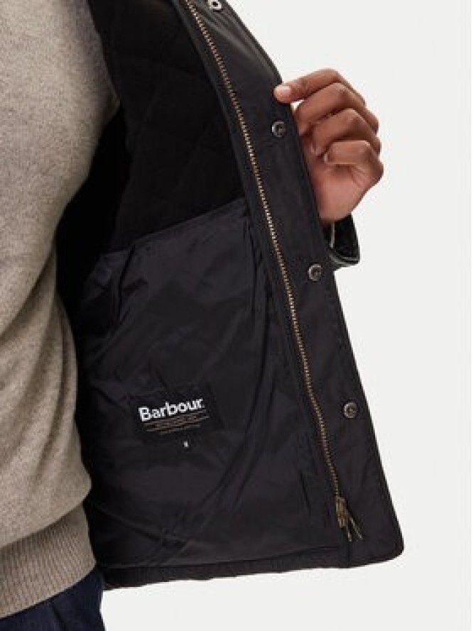 Barbour Kurtka przejściowa Powell MQU0281BK11 Czarny Slim Fit