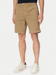 Aeronautica Militare Szorty materiałowe 261BE0278UCT04292 Beżowy Regular Fit
