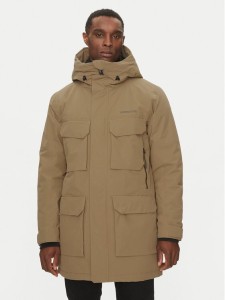 Didriksons Płaszcz zimowy Drew 505778 Beżowy Regular Fit