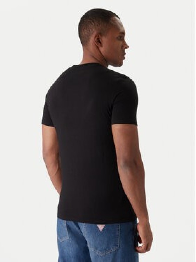 Guess T-Shirt M2YI71 I3Z14 Czarny Slim Fit