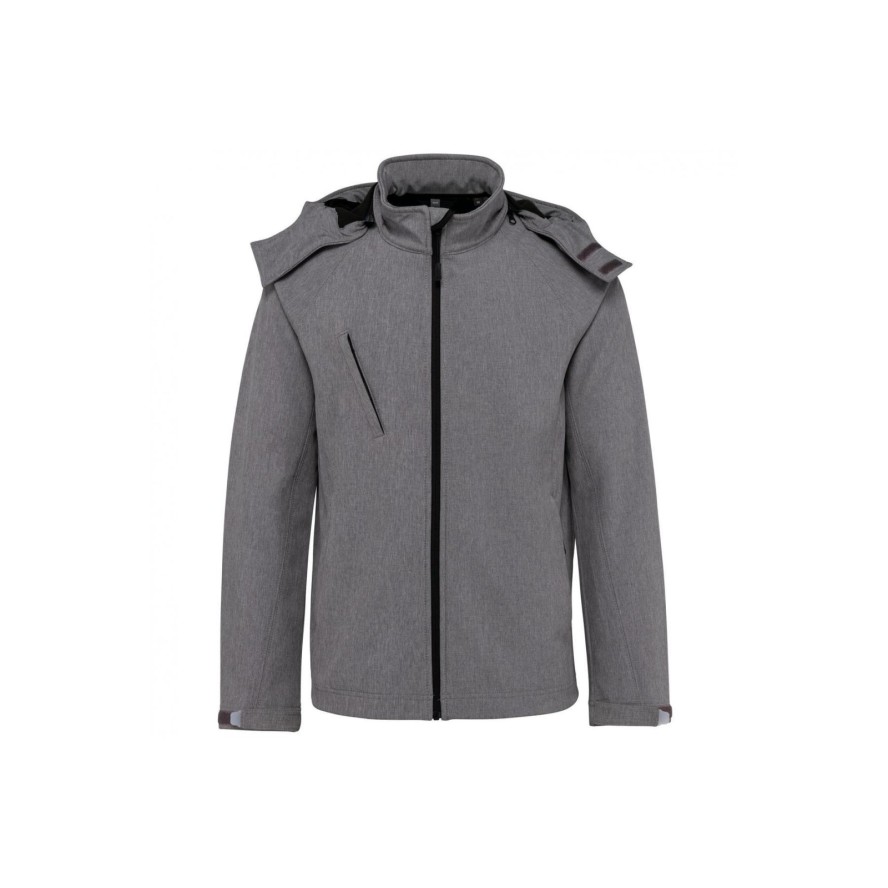 Kurtka z kapturem Kariban Softshell
