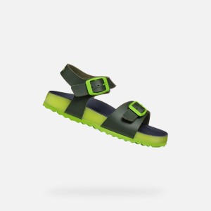 Sandały GEOX J GHITA BOY Zielony
