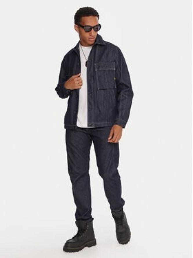G-Star Raw Koszula jeansowa Mosa D26462-D577 Granatowy Relaxed Fit