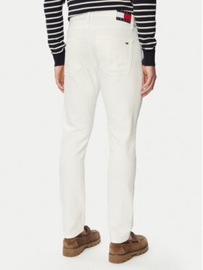 Tommy Jeans Jeansy Austin DM0DM23353 Biały Slim Fit