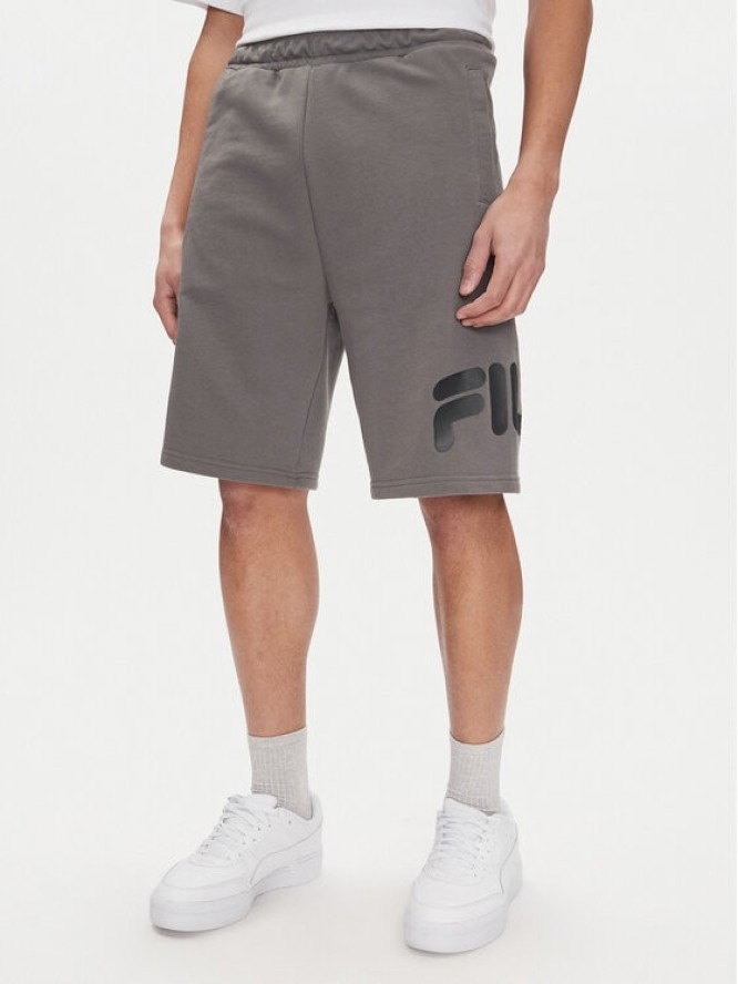 Fila Szorty sportowe Lezinnes FAM0870 Szary Regular Fit