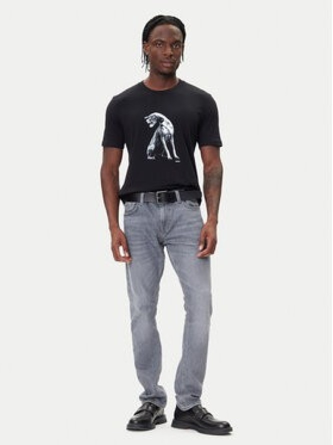 HUGO T-Shirt Didug 50548557 Czarny Regular Fit