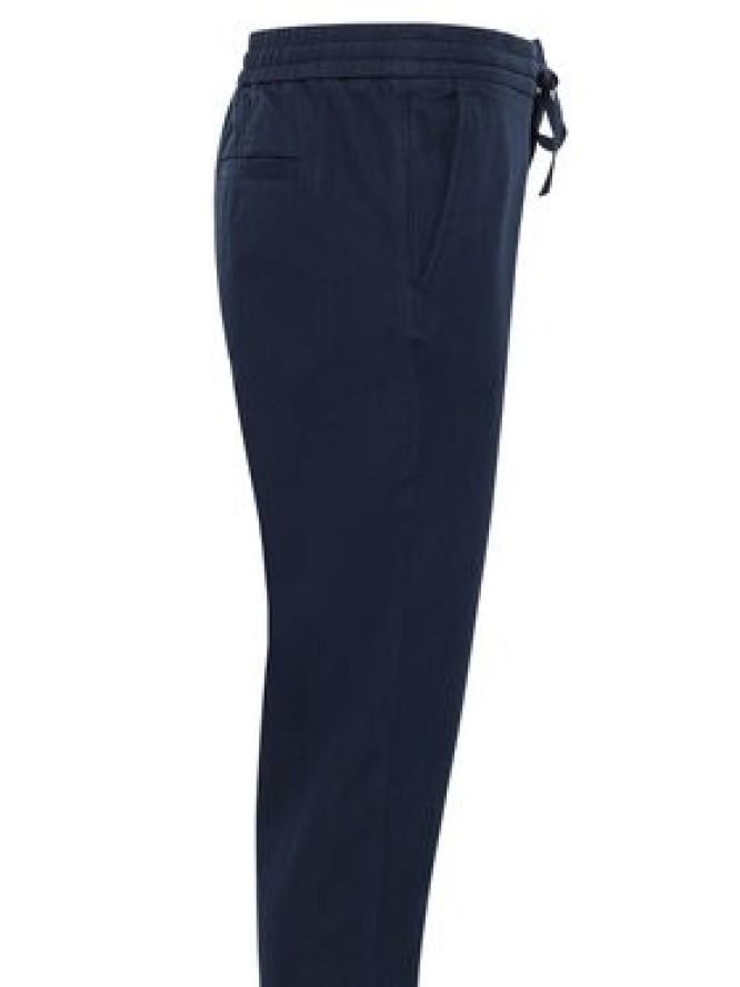 Mustang Chinosy Milano 1016436 Granatowy Tapered Fit