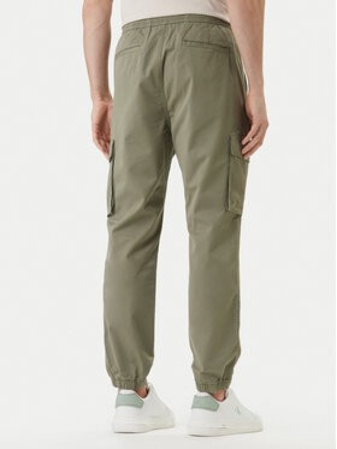 Calvin Klein Jeans Joggery Comfort LV04RD608G Beżowy Skinny Fit