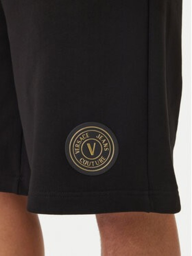 Versace Jeans Couture Szorty sportowe 80GADT03 CF01T Czarny Regular Fit