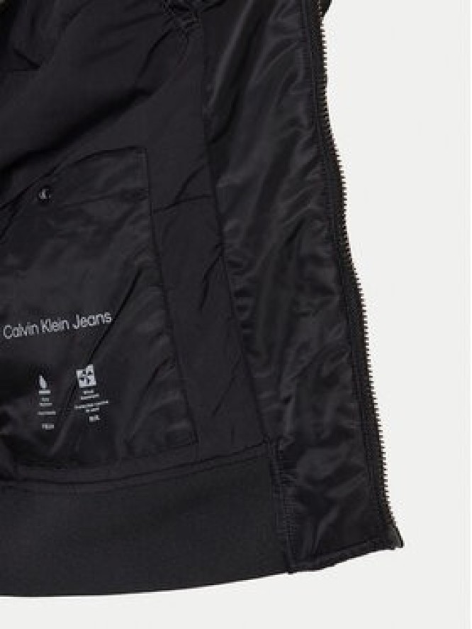 Calvin Klein Jeans Kurtka bomber LV04RC526G Czarny Regular Fit