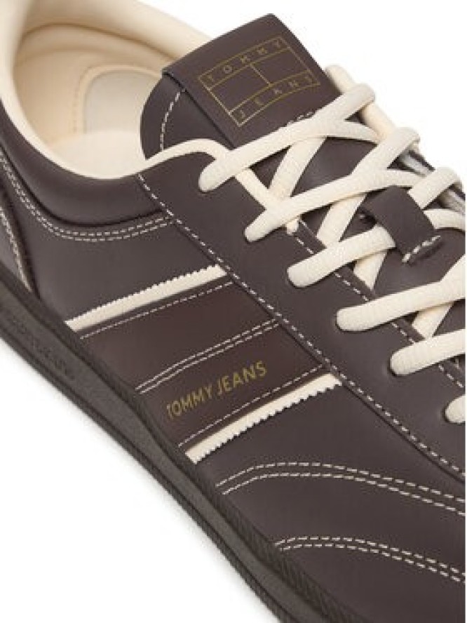 Tommy Jeans Sneakersy The Greenwich Edge Stitching EM0EM01708 Czarny