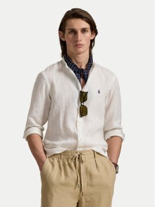 Polo Ralph Lauren Koszula 710968925006 Biały Slim Fit