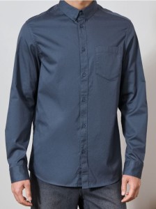 Koszula z długim rękawem - niebieski