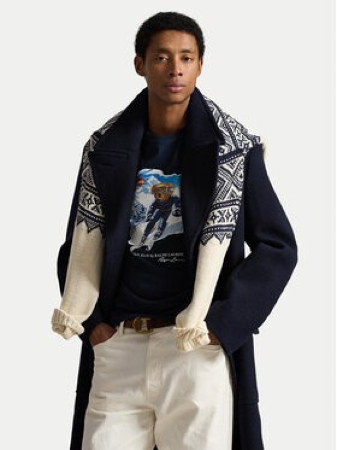 Polo Ralph Lauren T-Shirt 710P07343002 Granatowy Regular Fit