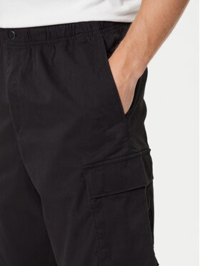 Calvin Klein Jeans Spodnie materiałowe LV040EM616 Czarny Straight Fit