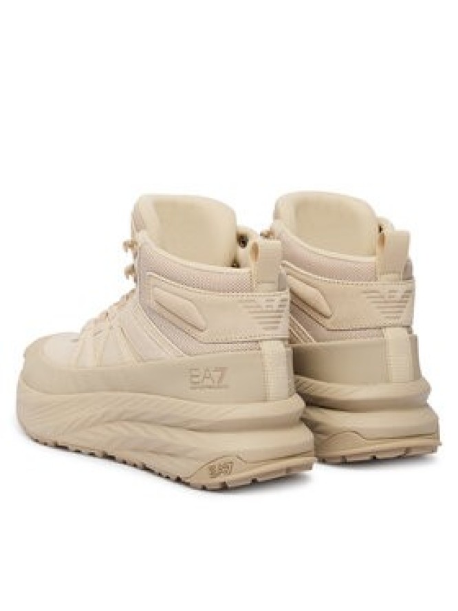 EA7 Emporio Armani Sneakersy Stivale 7X000299 AF18450 MZ244 Beżowy