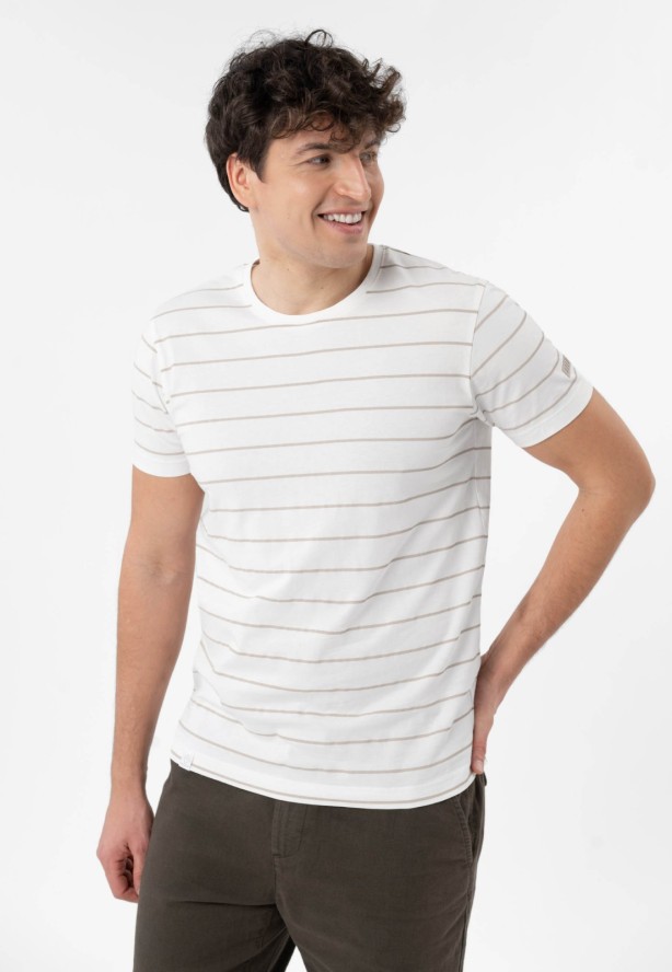 T-shirt w paski TM-ALLY