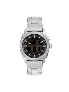 Fossil Zegarek Machine Big Tic FS6155 Srebrny