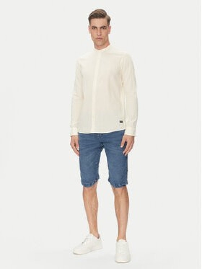 INDICODE Koszula Cari 20-351 Żółty Regular Fit