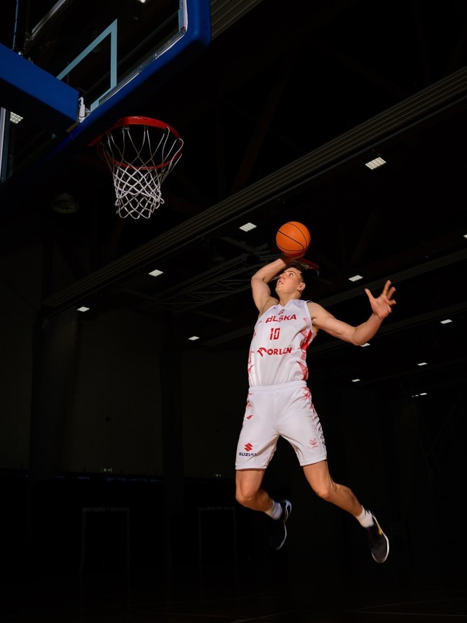 4F Koszulka reprezentacyjna z możliwością personalizacji męska 4F x PZKOSZ - biała 4XL