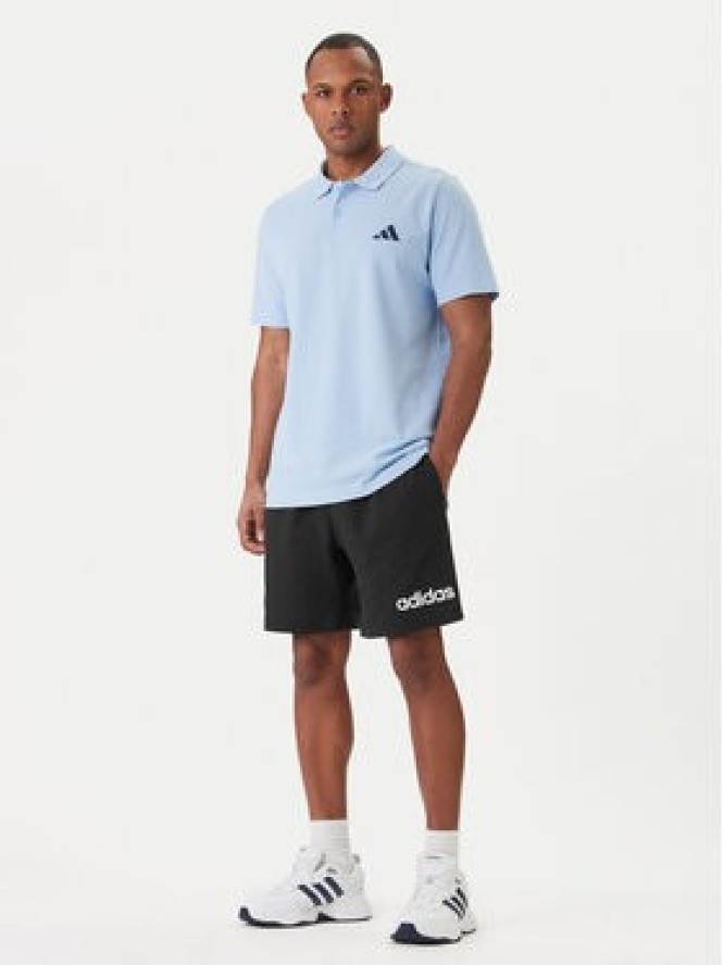 adidas Szorty sportowe Essentials Linear JE9012 Czarny Regular Fit